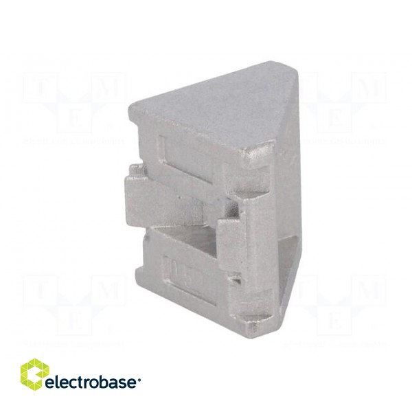Angle bracket | for profiles | Width of the groove: 8mm | W: 28mm paveikslėlis 9
