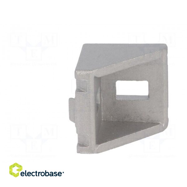 Angle bracket | for profiles | Width of the groove: 8mm | W: 28mm image 2