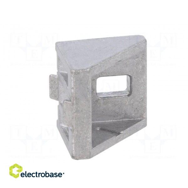 Angle bracket | for profiles | Width of the groove: 8mm | W: 29mm фото 8