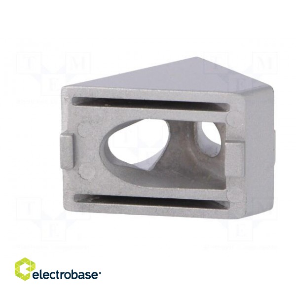 Angle bracket | for profiles | Width of the groove: 8mm | W: 30mm image 3