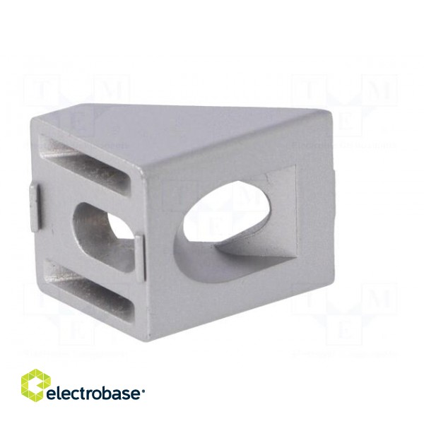Angle bracket | for profiles | Width of the groove: 8mm | W: 30mm paveikslėlis 7