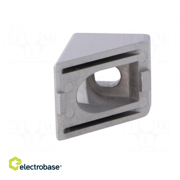 Angle bracket | for profiles | Width of the groove: 8mm | W: 30mm image 2