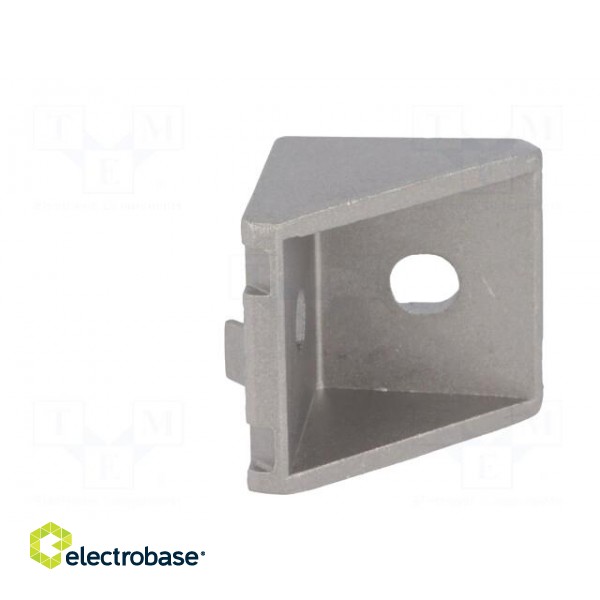 Angle bracket | for profiles | Width of the groove: 8mm | W: 38mm фото 2
