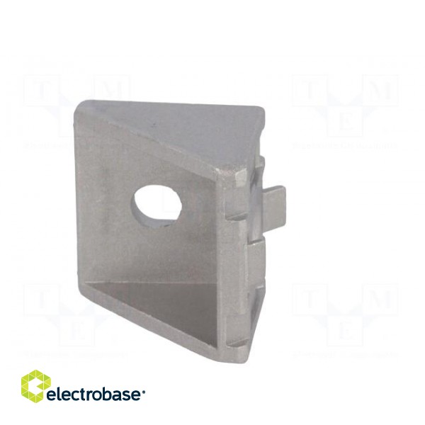 Angle bracket | for profiles | Width of the groove: 8mm | W: 38mm paveikslėlis 4