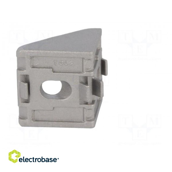Angle bracket | for profiles | Width of the groove: 8mm | W: 38mm фото 6