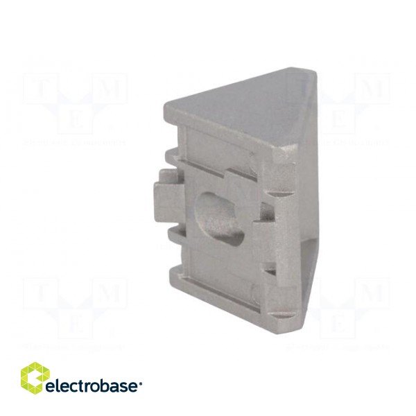 Angle bracket | for profiles | Width of the groove: 8mm | W: 38mm фото 9