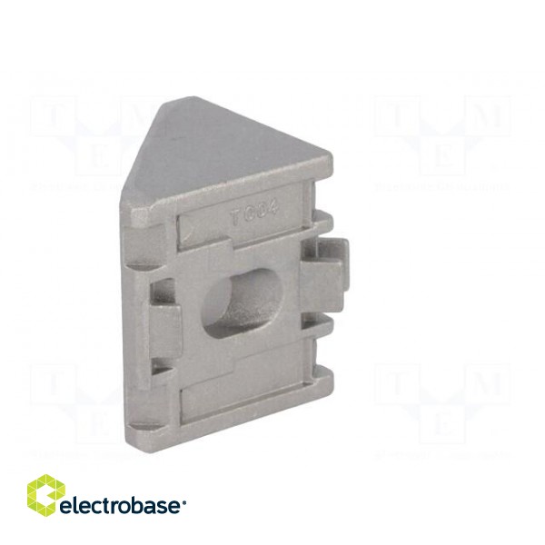 Angle bracket | for profiles | Width of the groove: 8mm | W: 38mm фото 5