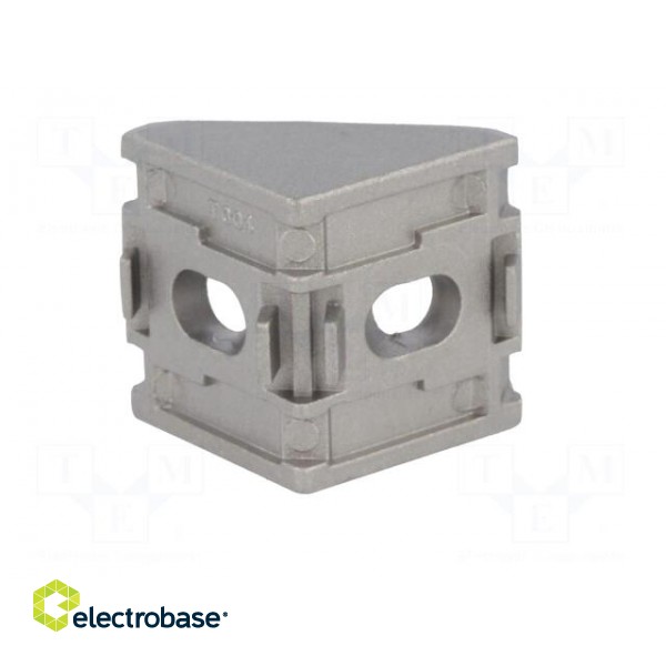 Angle bracket | for profiles | Width of the groove: 8mm | W: 38mm фото 7