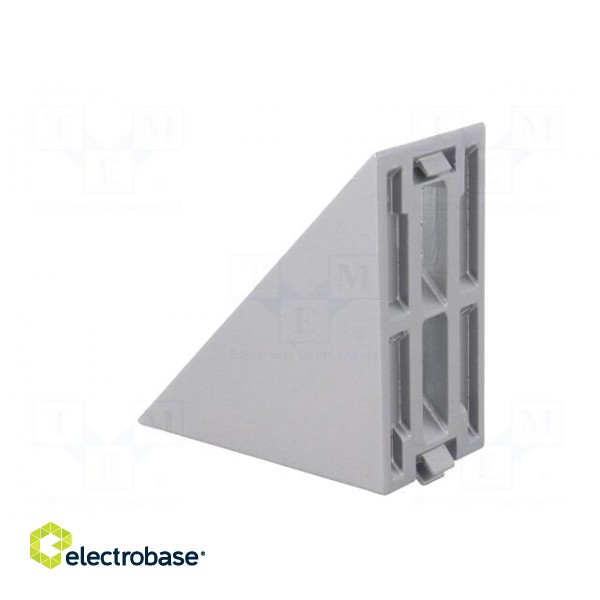 Angle bracket | for profiles | Width of the groove: 8mm | W: 40mm фото 4
