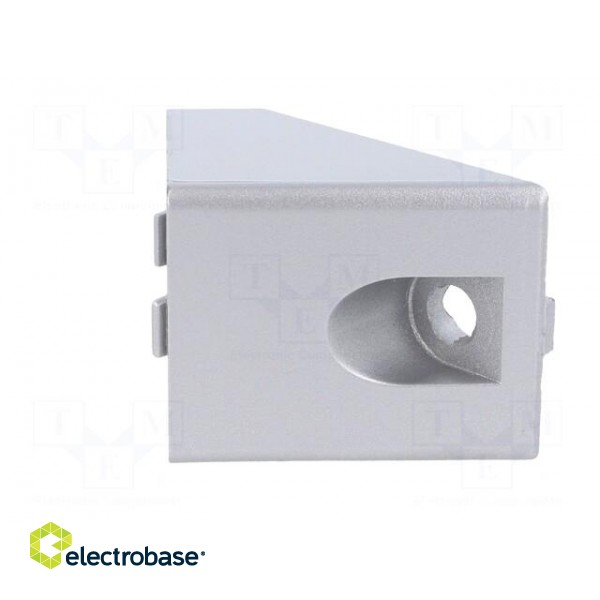 Angle bracket | for profiles | Width of the groove: 8mm | W: 40mm paveikslėlis 8