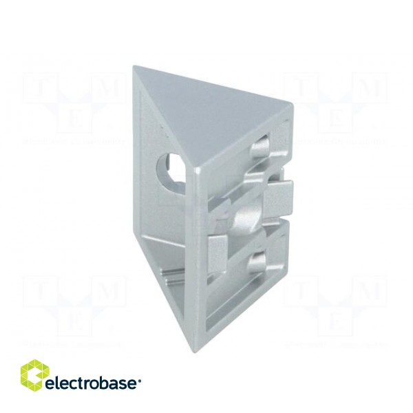 Angle bracket | for profiles | Width of the groove: 8mm | W: 40mm image 3