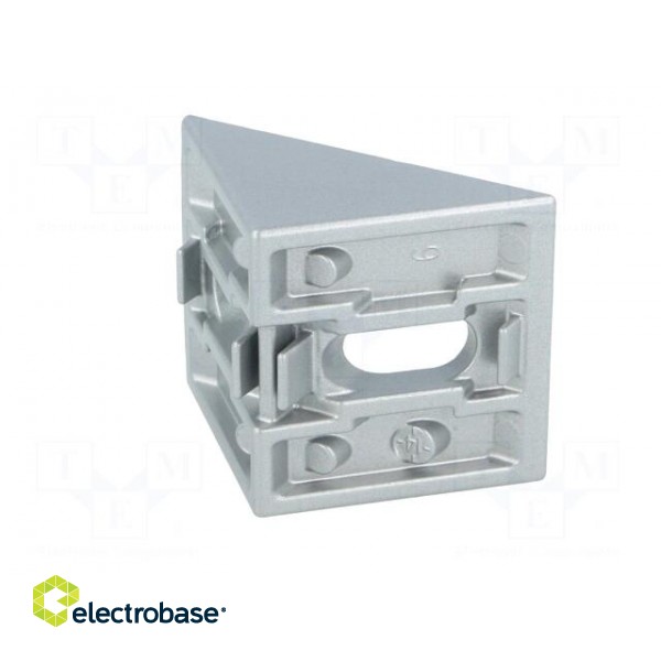 Angle bracket | for profiles | Width of the groove: 8mm | W: 40mm image 6