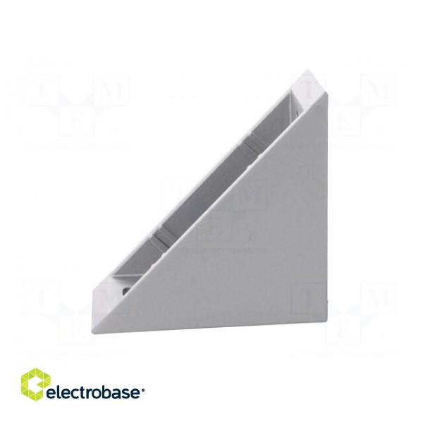 Angle bracket | for profiles | Width of the groove: 8mm | W: 40mm фото 3