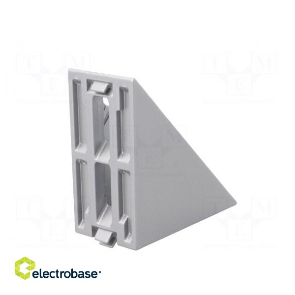 Angle bracket | for profiles | Width of the groove: 8mm | W: 40mm фото 6