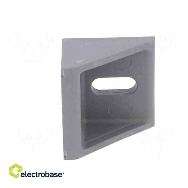 Angle bracket | for profiles | Width of the groove: 8mm | W: 43mm image 2