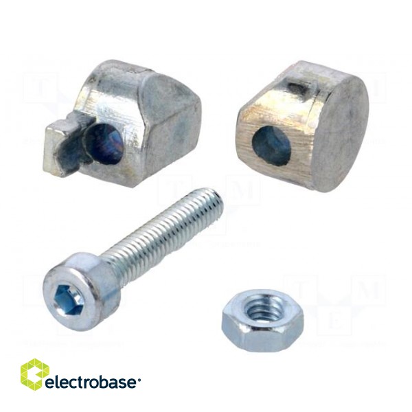 Mounting coupler | for profiles | Width of the groove: 5mm фото 1