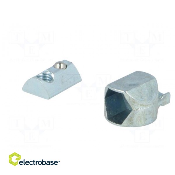 Mounting coupler | for profiles | Width of the groove: 5mm image 2