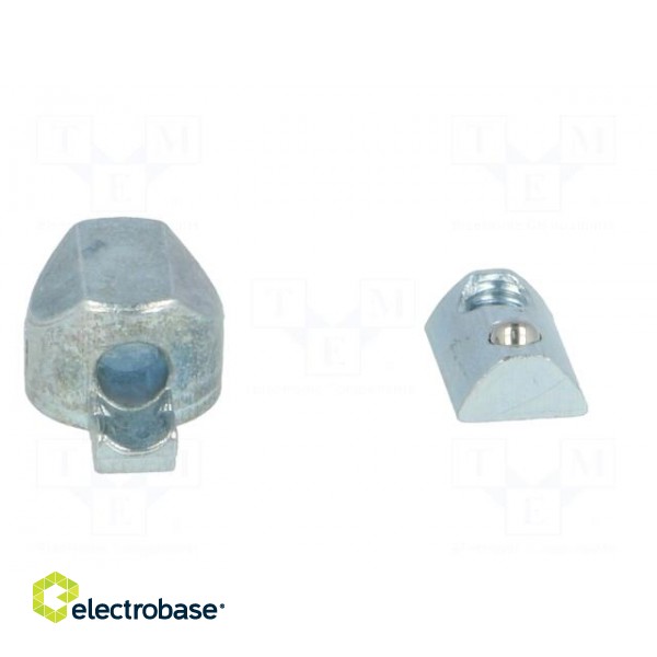 Mounting coupler | for profiles | Width of the groove: 5mm фото 5