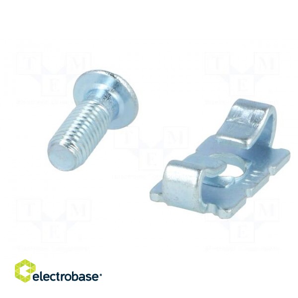 Mounting coupler | for profiles | Width of the groove: 8mm фото 6