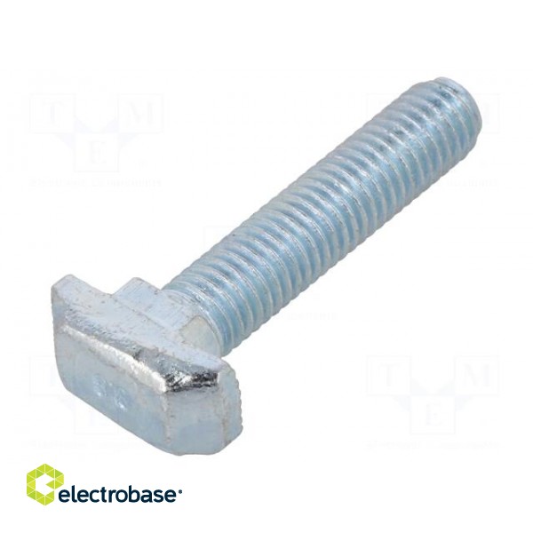 Screw | for profiles | Width of the groove: 10mm | L: 40mm | steel