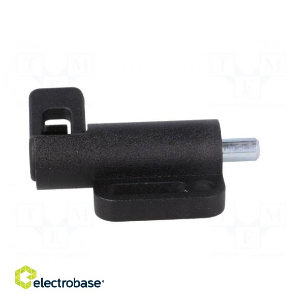 Spring latch | for profiles | W: 38mm | Mat: zinc alloy | F1: 21N | Ø: 6mm image 3
