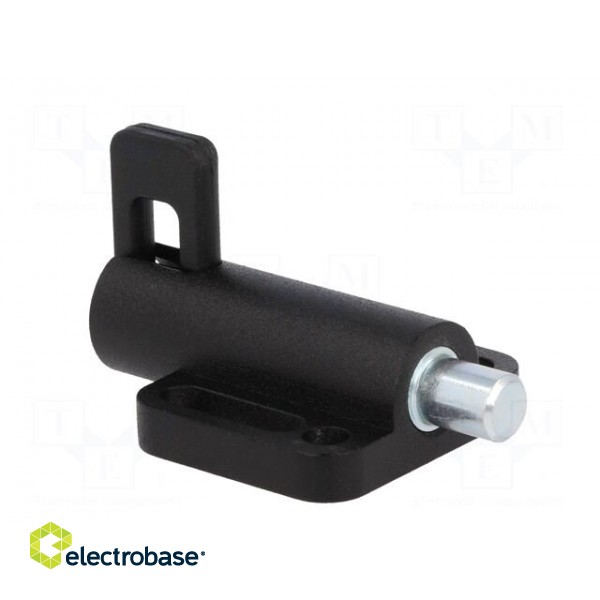 Spring latch | for profiles | W: 38mm | Mat: zinc alloy | F1: 21N | Ø: 8mm image 4