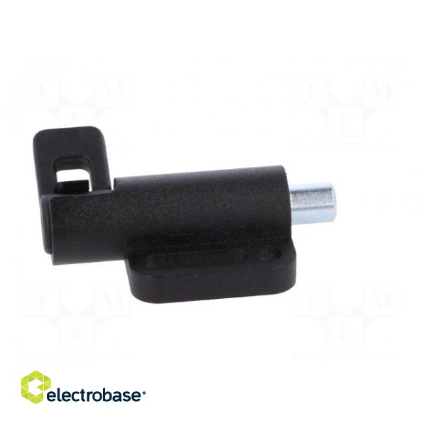 Spring latch | for profiles | W: 38mm | Mat: zinc alloy | F1: 21N | Ø: 8mm image 5