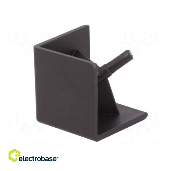 Stopper | for angle bracket | H: 30mm | L: 30mm | polyamide фото 2