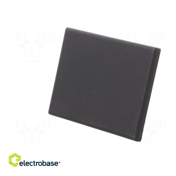 Stopper | for angle bracket | polyamide | 40mm | Colour: black фото 4