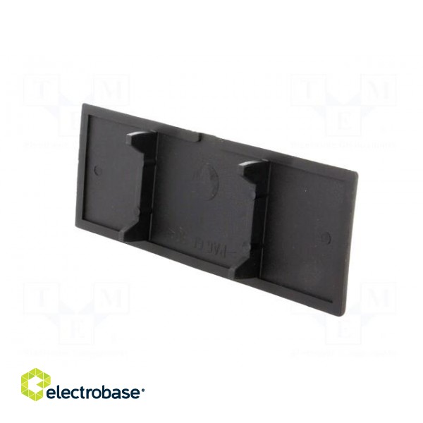 Stopper | for angle bracket | polyamide | 40mm | Colour: black paveikslėlis 8