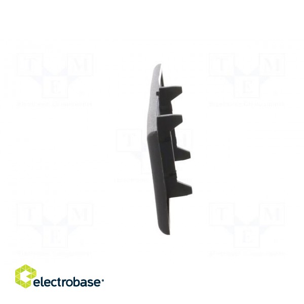 Stopper | for angle bracket | polyamide | 40mm | Colour: black фото 5