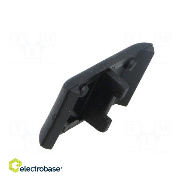 Stopper | for angle bracket | polyamide | 20mm | Colour: black фото 4