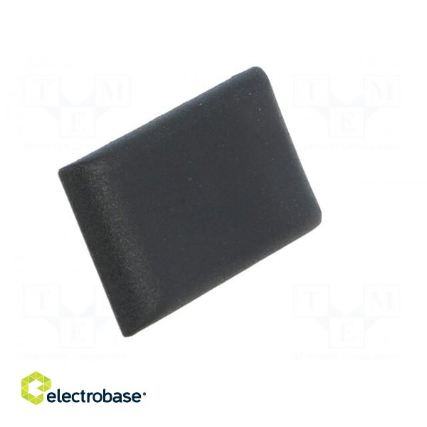 Stopper | for angle bracket | polyamide | 20mm | Colour: black paveikslėlis 8