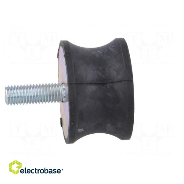 Vibration damper | M10 | Ø: 50mm | rubber | L: 30mm | Thread len: 28mm image 7