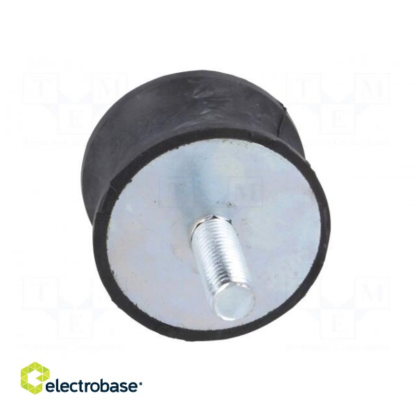 Vibration damper | M10 | Ø: 50mm | rubber | L: 30mm | Thread len: 28mm image 5