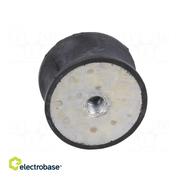 Vibration damper | M10 | Ø: 50mm | rubber | L: 30mm | Thread len: 28mm image 9