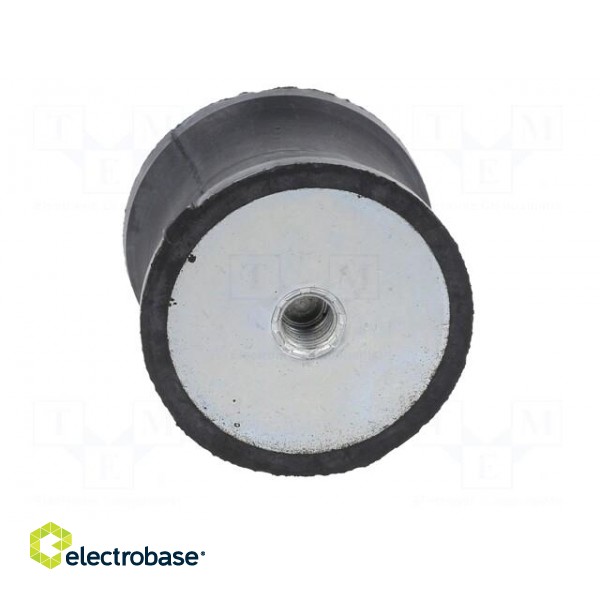 Vibration damper | M10 | Ø: 55mm | rubber | L: 45mm | H: 10mm | 1818N image 5