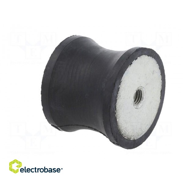 Vibration damper | M10 | Ø: 55mm | rubber | L: 45mm | H: 10mm | 1818N image 8