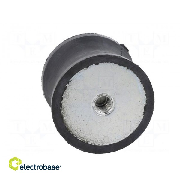 Vibration damper | M10 | Ø: 55mm | rubber | L: 45mm | H: 10mm | 1818N image 9