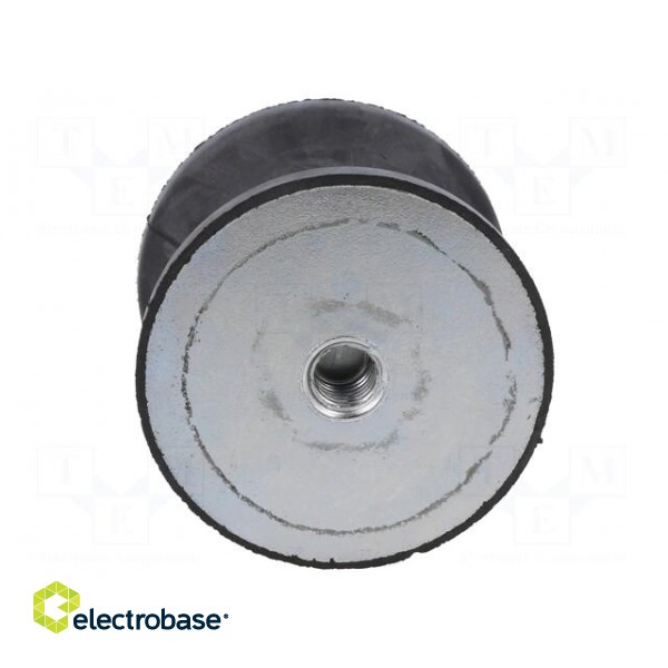 Vibration damper | M12 | Ø: 70mm | rubber | L: 53mm | H: 12mm | 5181N paveikslėlis 5
