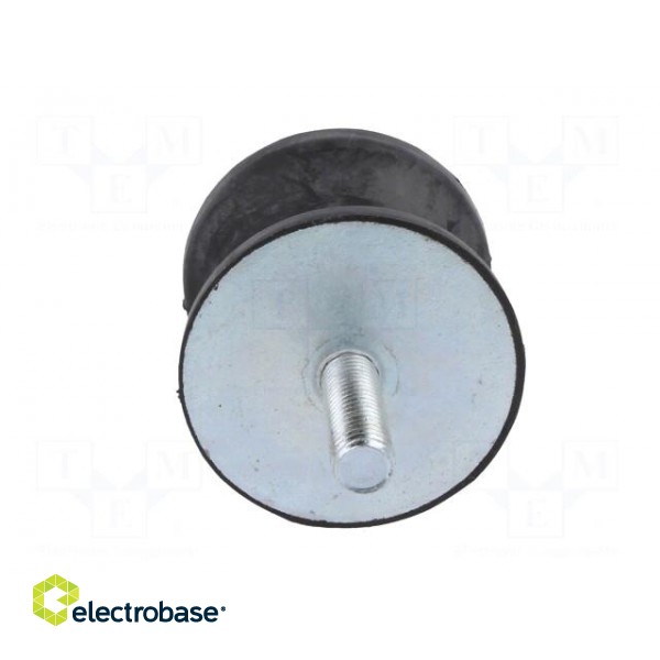 Vibration damper | M12 | Ø: 70mm | rubber | L: 53mm | Thread len: 37mm image 5