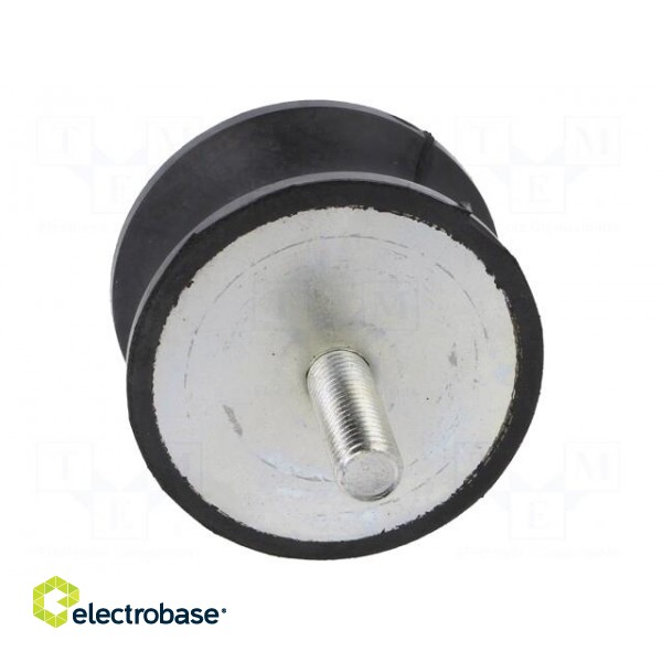 Vibration damper | M12 | Ø: 75mm | rubber | L: 40mm | Thread len: 37mm image 5