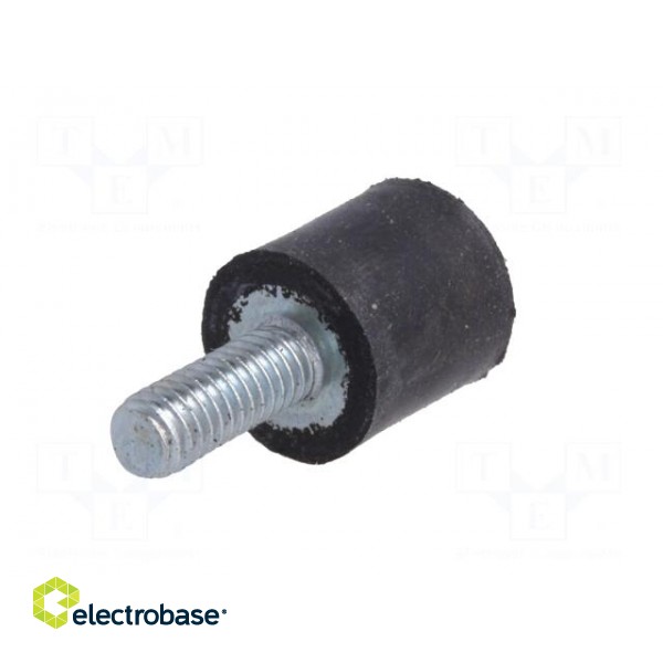 Vibration damper | M4 | Ø: 10mm | rubber | L: 10mm | Thread len: 10mm image 6