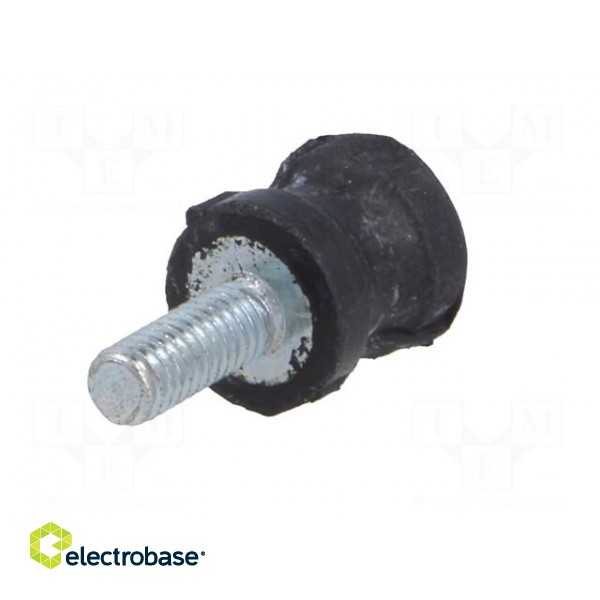Vibration damper | M4 | Ø: 10mm | rubber | L: 10mm | Thread len: 10mm image 6