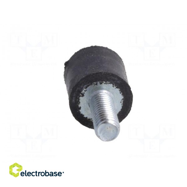 Vibration damper | M4 | Ø: 10mm | rubber | L: 10mm | Thread len: 10mm image 5