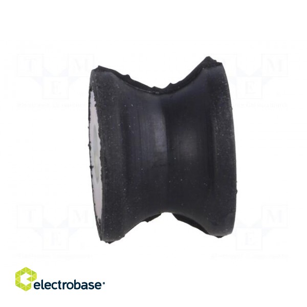 Vibration damper | M6 | Ø: 20mm | rubber | L: 15mm | H: 6mm | 223N | 60N/mm image 3