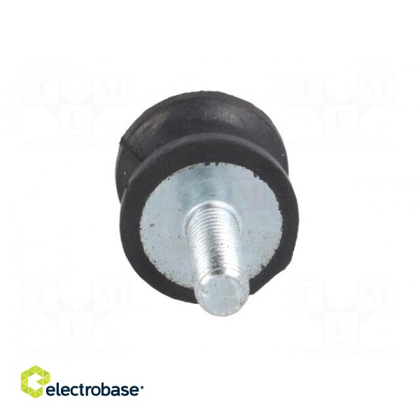 Vibration damper | M6 | Ø: 20mm | rubber | L: 15mm | Thread len: 18mm image 5