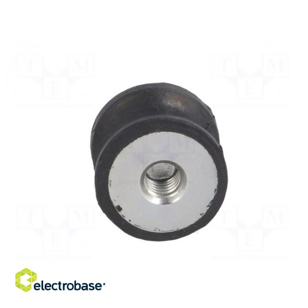 Vibration damper | M6 | Ø: 20mm | rubber | L: 15mm | Thread len: 18mm image 9
