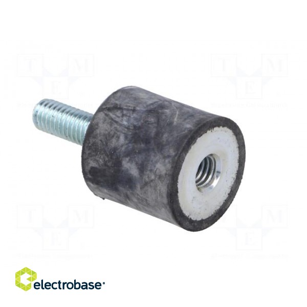 Vibration damper | M6 | Ø: 20mm | rubber | L: 20mm | Thread len: 18mm image 8
