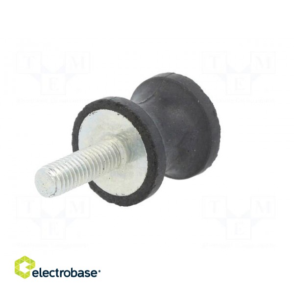 Vibration damper | M6 | Ø: 20mm | rubber | L: 20mm | Thread len: 18mm image 6